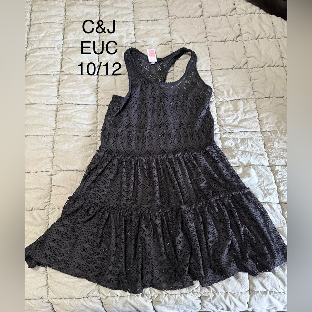 Cat & Jack Black Kids Swim Coverup